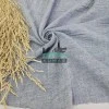 Krinkıl Müslin |  Çift Renk 2 Katlı Bürümcük Kumaş | Denim Ve Krem