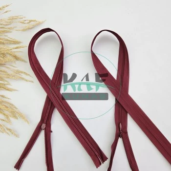 Gizli Fermuar | Uzunluk: 40 cm | Bordo