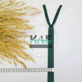 Gizli Fermuar | Uzunluk: 60 cm | Petrol Yeşili
