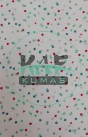 Baskılı Bambu Karışım Müslin Kumaş | Kırmızı Mavi Yeşil Şekiller