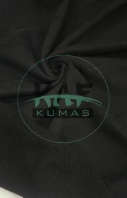 3 İplik Diagonel Kumaş | Siyah (Kalın 350/360 gsm)