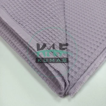 Waffle Pike Kumaş | 100% Pamuk | W-27 Lila
