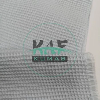 Waffle Pike Kumaş | 100% Pamuk | W-10 Bebe Mavisi