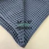 Büyük Kareli Waffle Pike Kumaş | Kumaş Eni: 140 cm | BW-36 İndigo Mavi