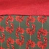 Baskılı Süprem Kumaş | %95 Pamuk %5 Elastan | 150 cm | 210 Gsm |  Kırmızı Horoz Desen