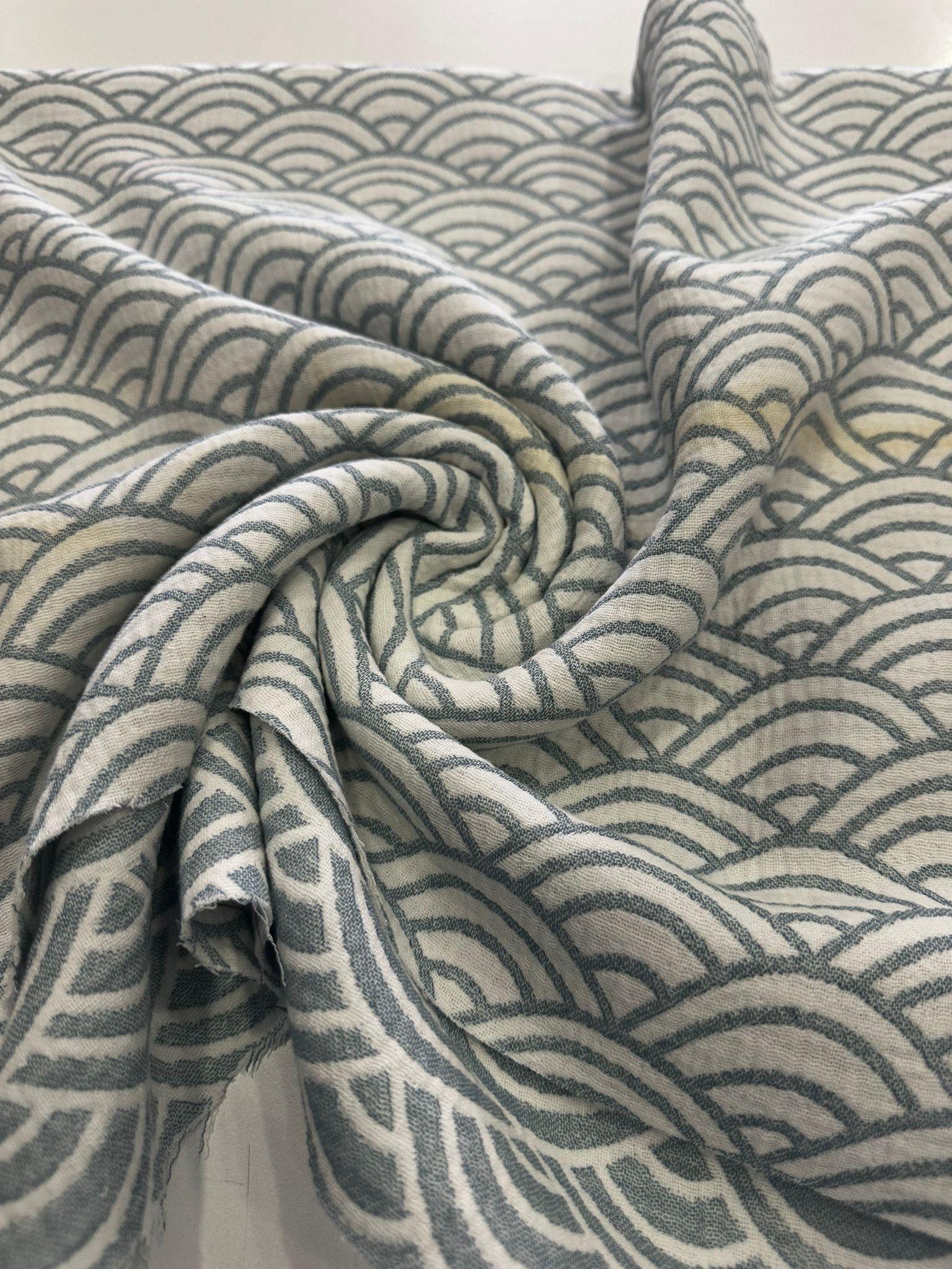 Jakarlı Multi Müslin Parça Kumaş | Parça:160*100 cm