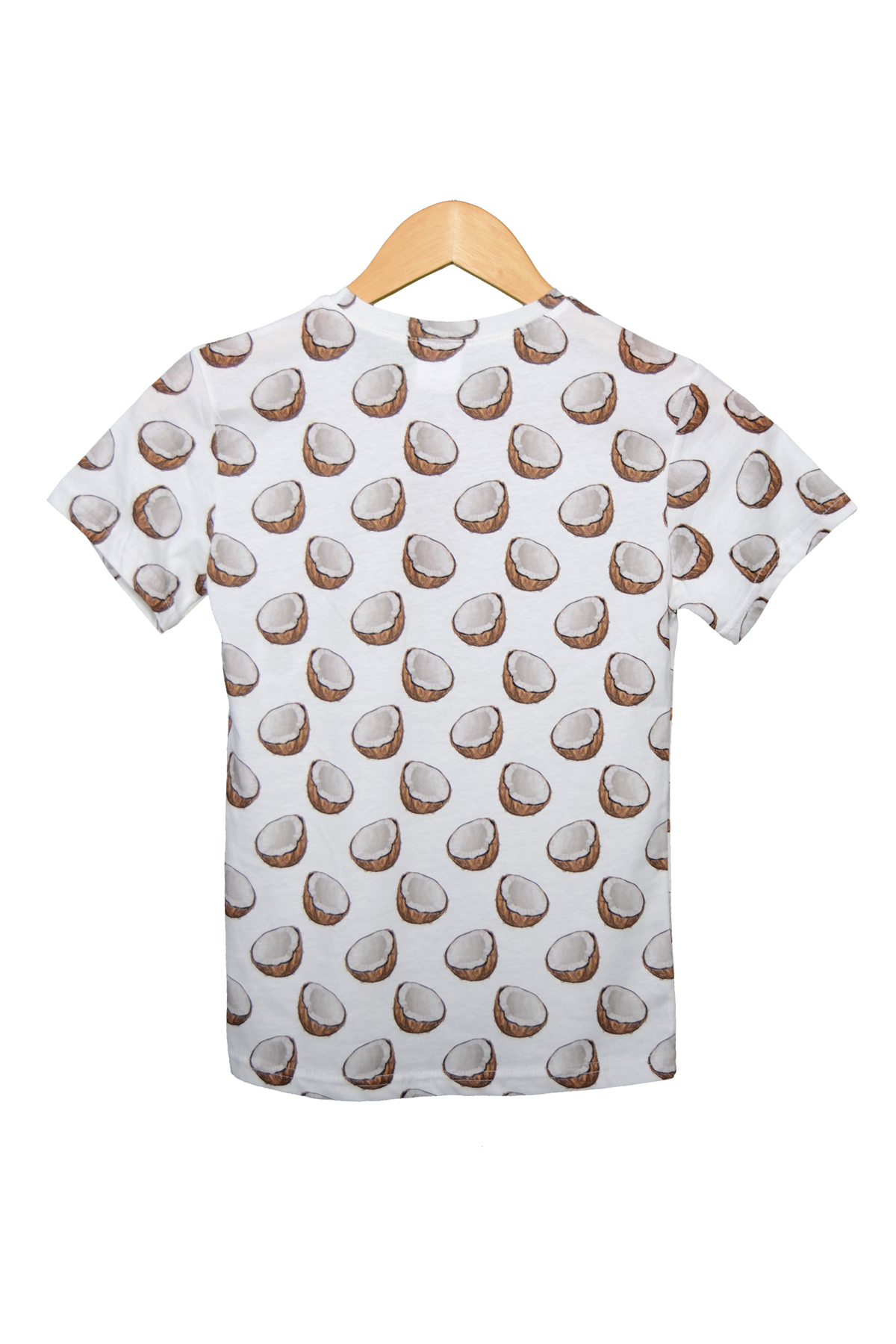 Coconat Desenli Pamuklu Tişört ve Şortlu Çocuk Takım  | Unisex Kalıp