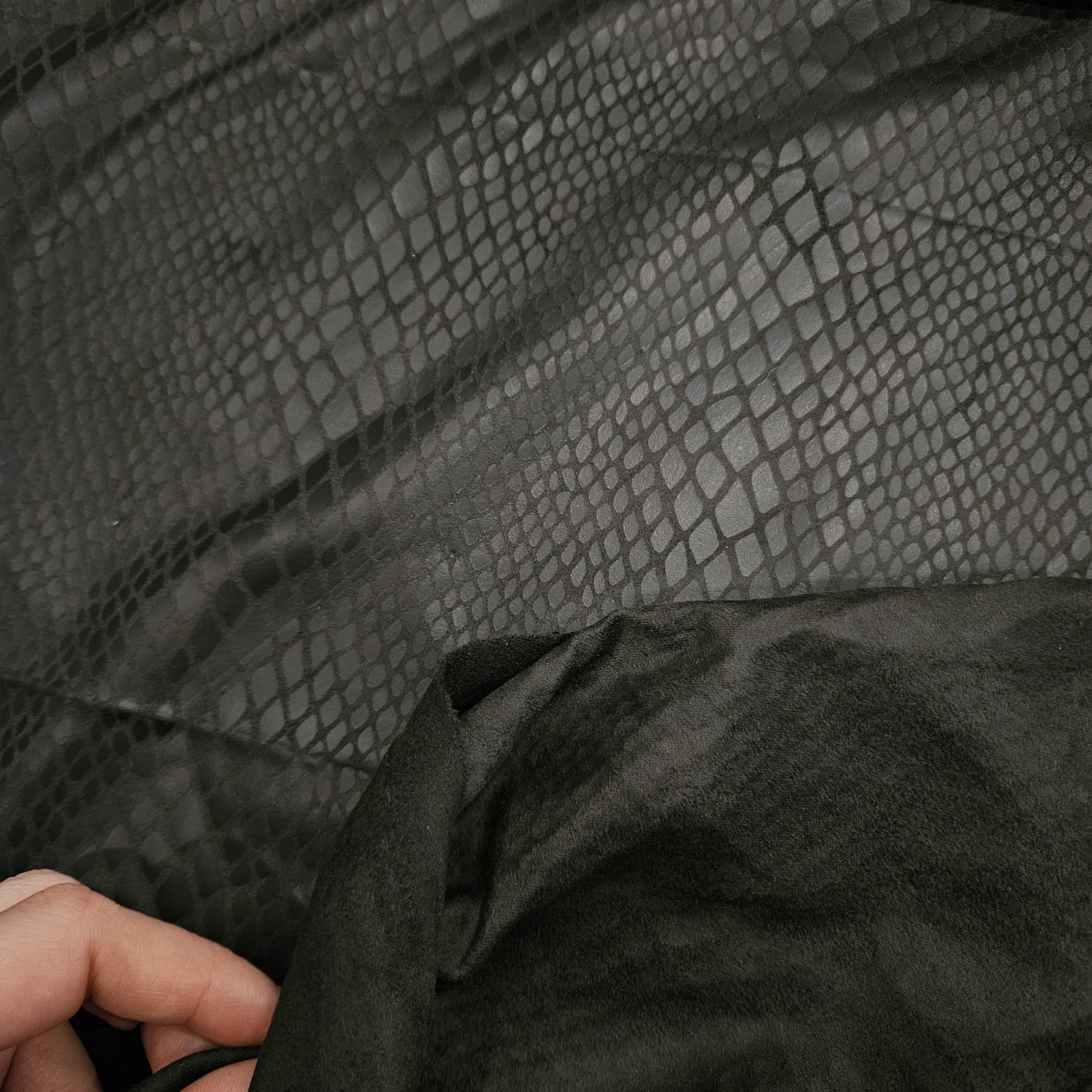 Süet Piton Kaplama Kumaş | E-01