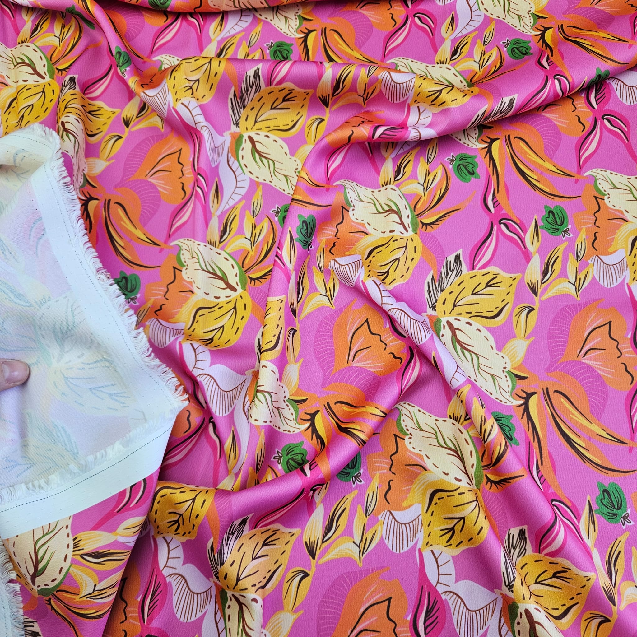 Dokuma Polyester Zara Saten Parça Kumaş