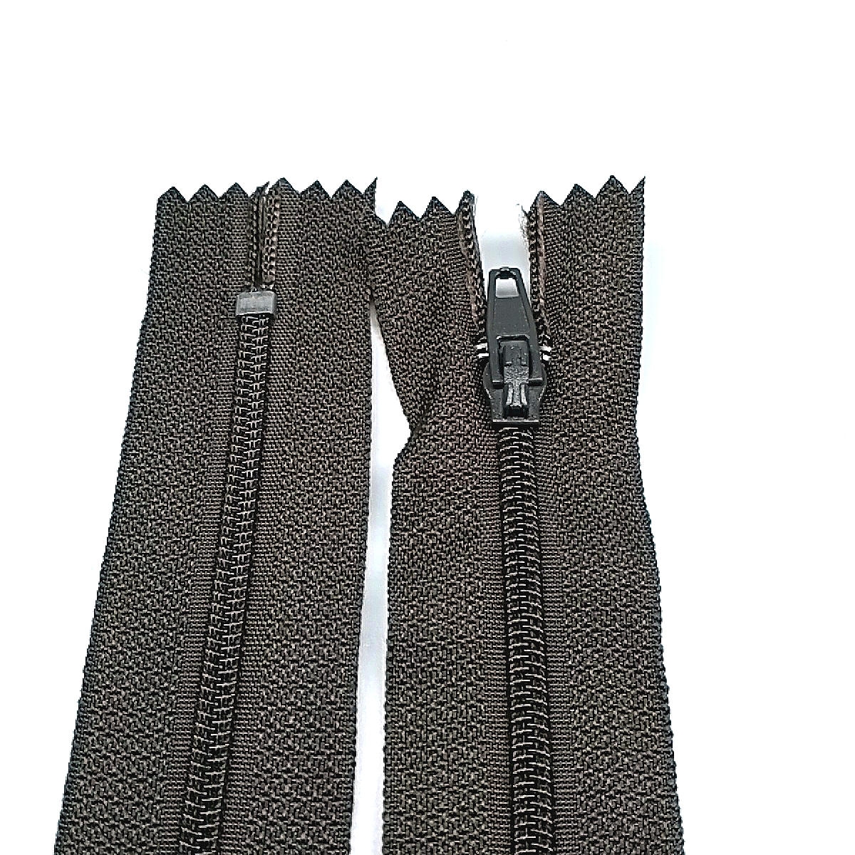 Pantolon Fermuarı | Kemik Fermuar Uzunluk: 16 cm Koyu Kahverengi