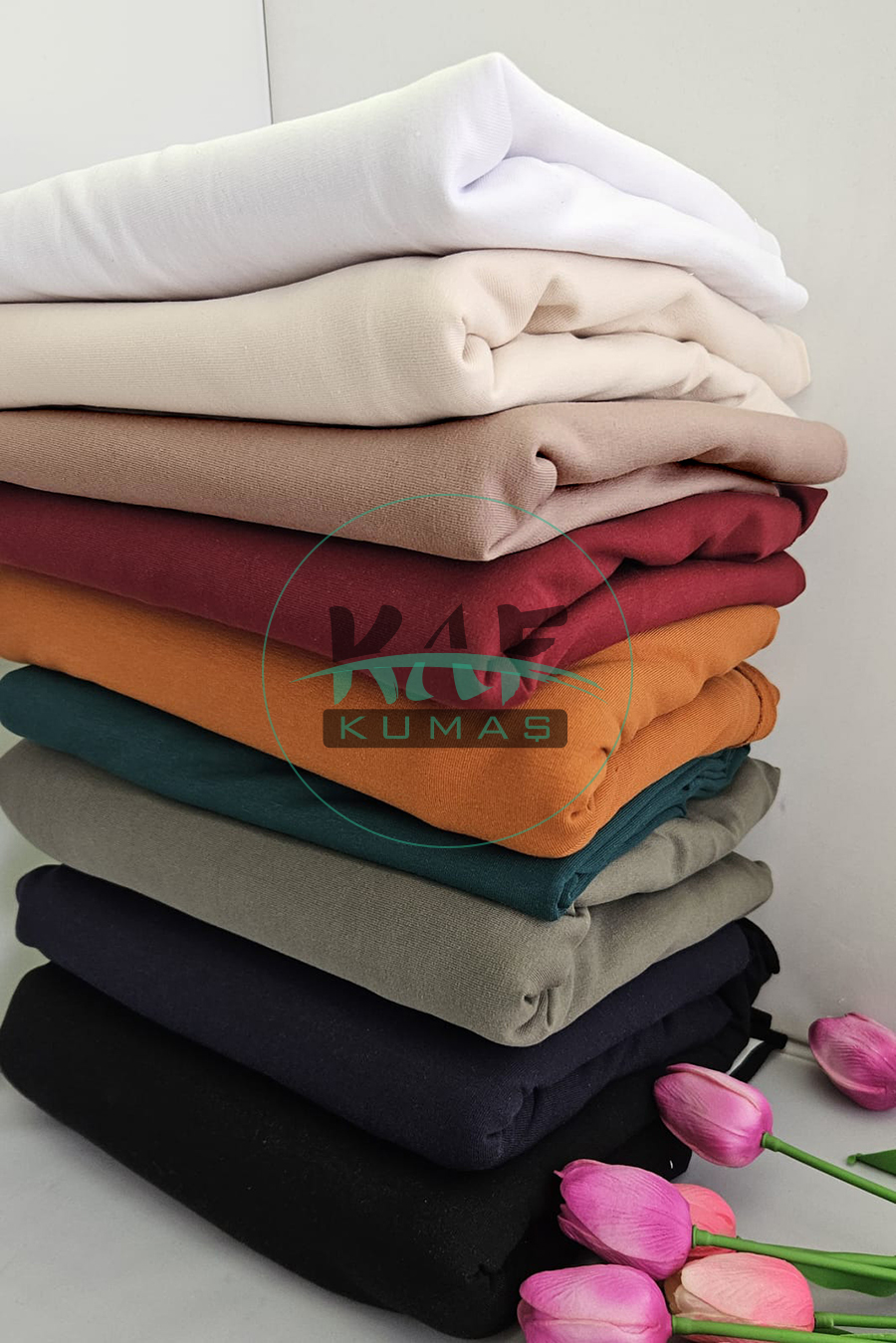 Penye %95 Pamuk %5 Elastan İki İplik Kumaş | Bordo