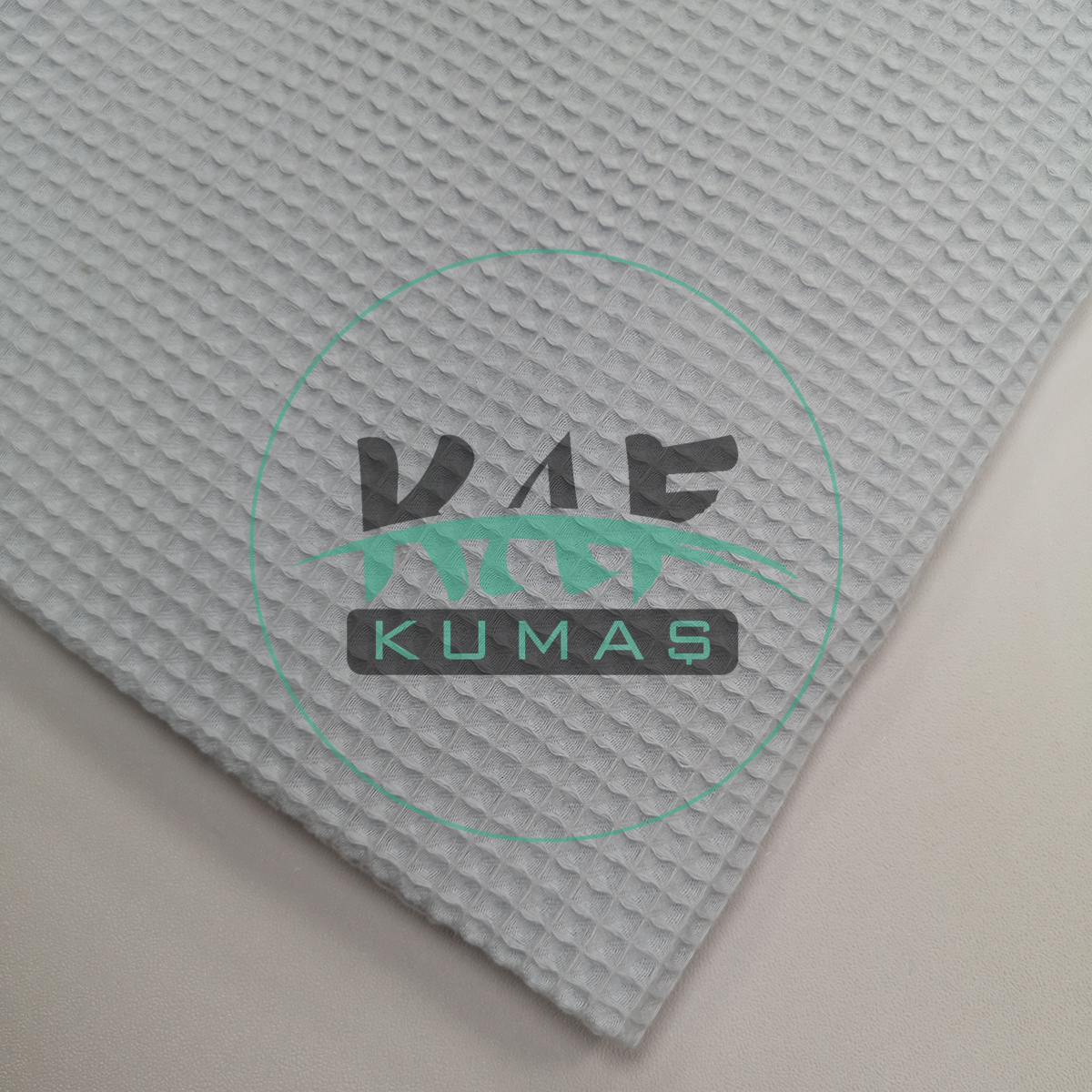 Waffle Pike Kumaş | 100% Pamuk | W-10 Bebe Mavisi