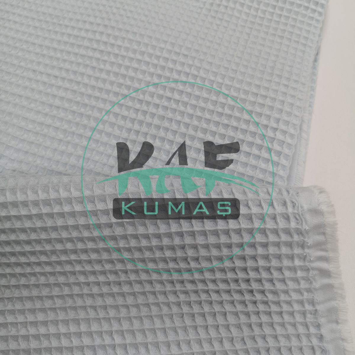 Waffle Pike Kumaş | 100% Pamuk | W-10 Bebe Mavisi