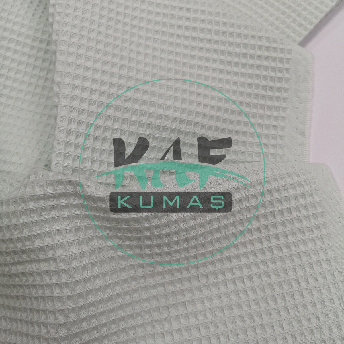 Waffle Pike Kumaş | 100% Pamuk | W-16 Açık Mint