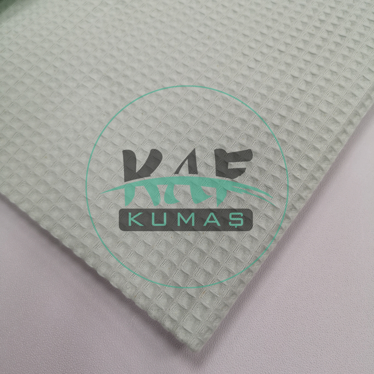 Waffle Pike Kumaş | 100% Pamuk | W-16 Açık Mint