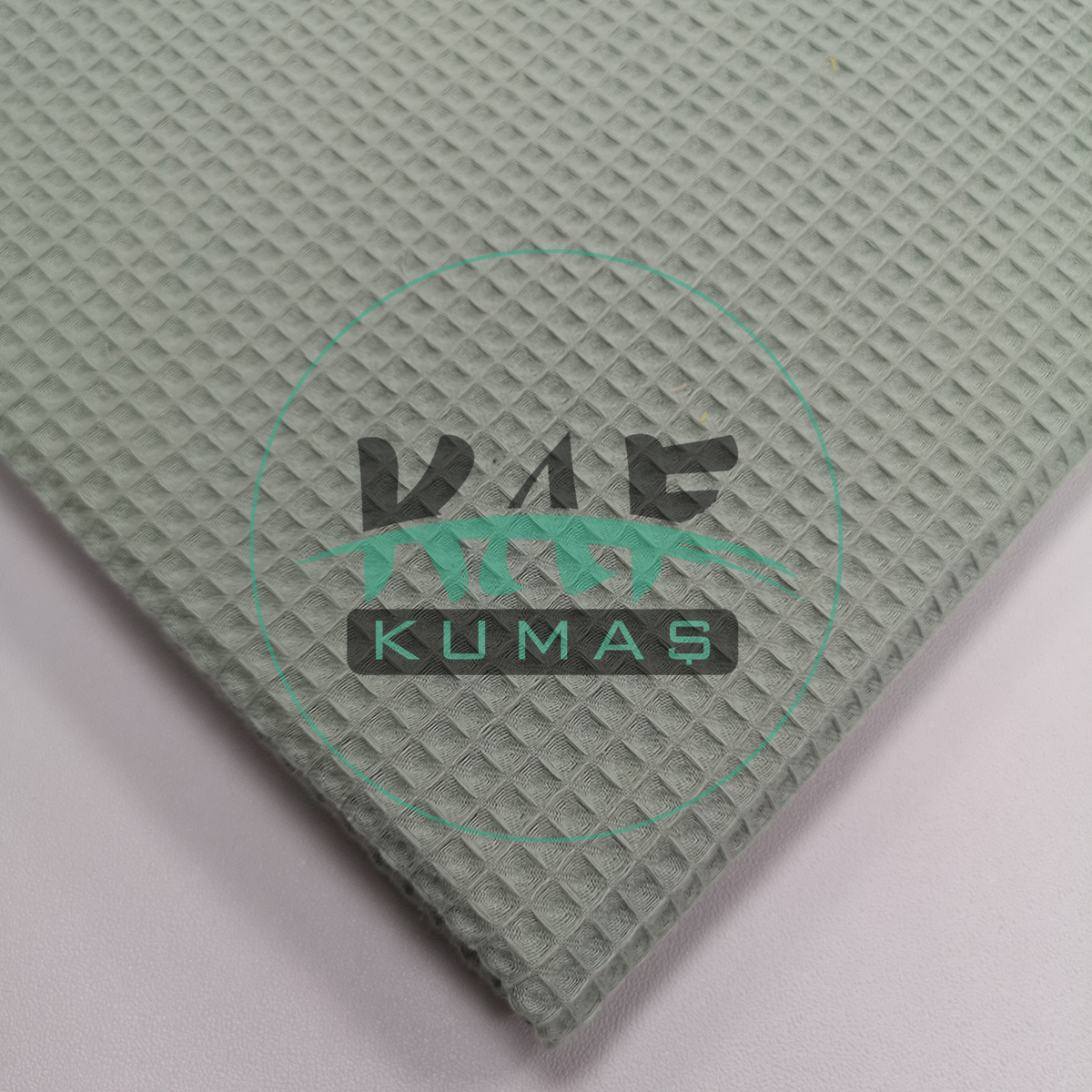 Waffle Pike Kumaş | 100% Pamuk | W-17 Yeşil