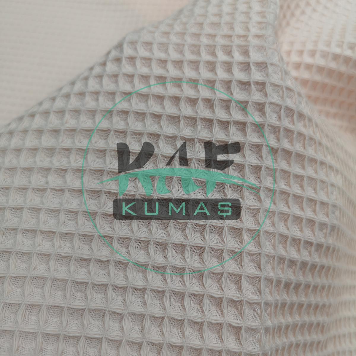 Waffle Pike Kumaş | 100% Pamuk | W-28 Açık Somon